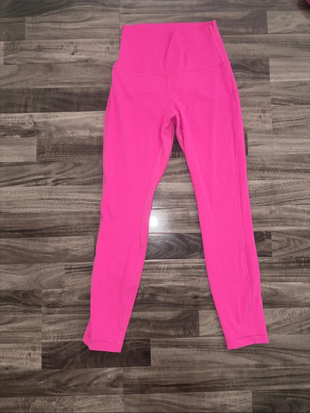 lululemon athletica Hot Pink High-Rise Leggings (BRAND NEW)